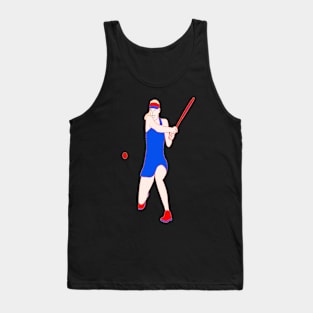 TENNIS PLAYER GIRL Tank Top